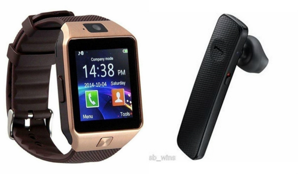 smartwatch and headphones bluetooth