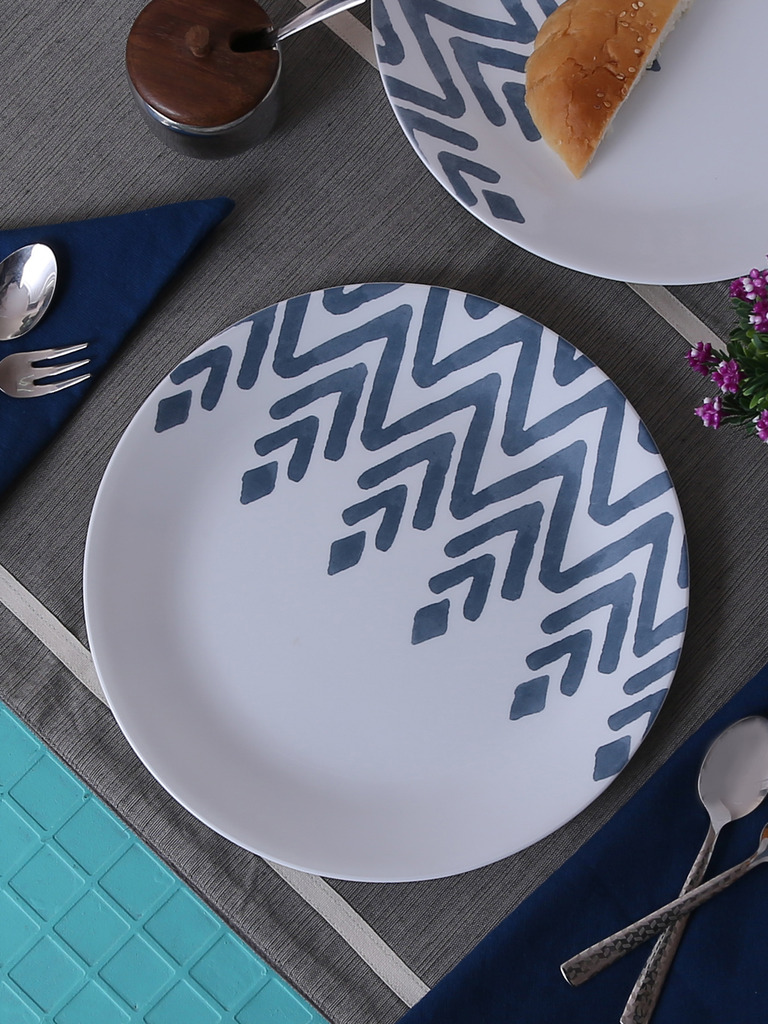 Buy Corelle Vive Range Zamba 6 Pcs Dinner Plates Online ₹2850 from