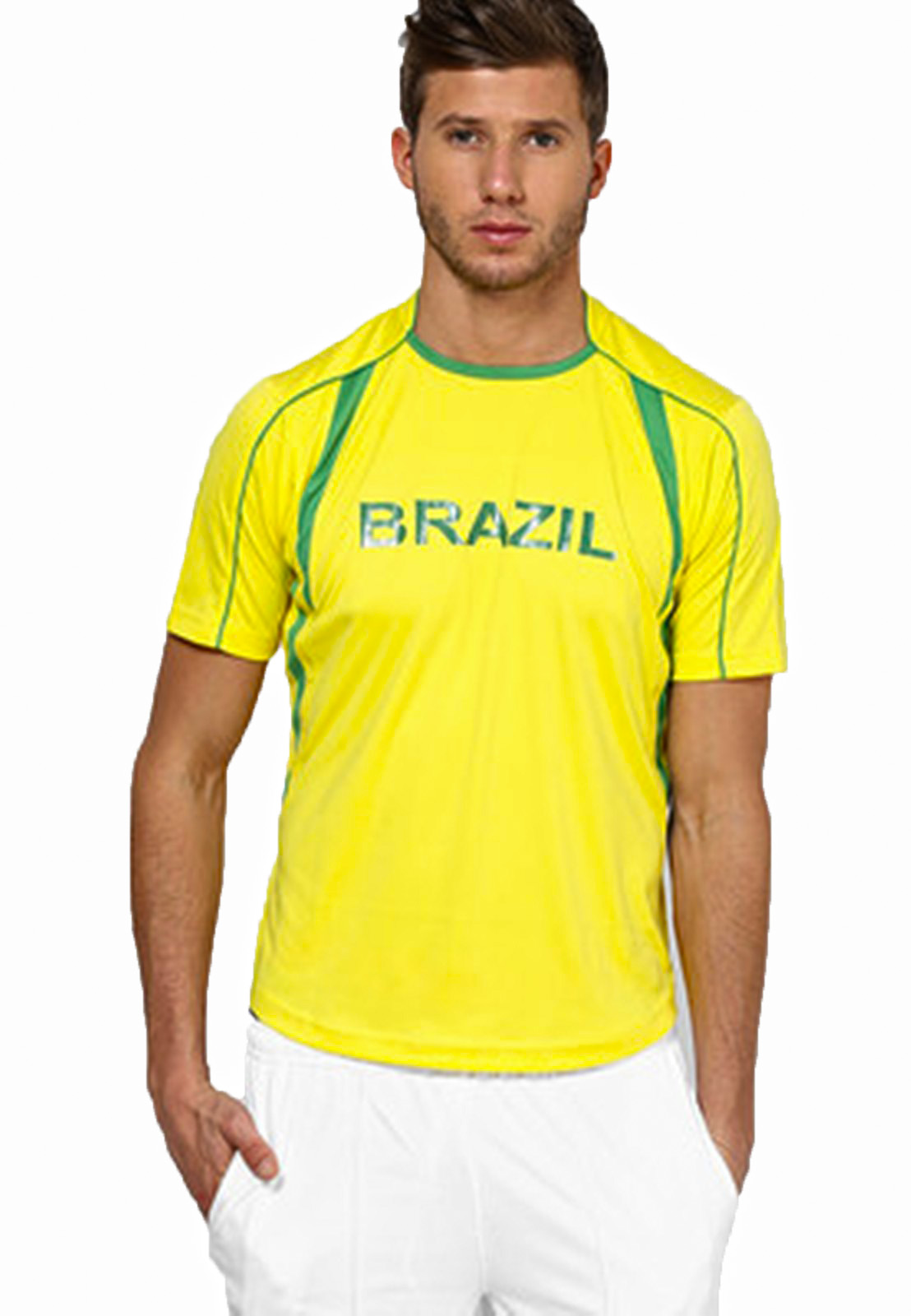 Buy T10 Sports Brazil Fan Jersey Online @ ₹699 from ShopClues