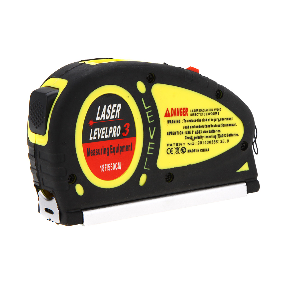 5.5 Meter / 18 Feet 3in1 Laser Level Tape Measure Kit