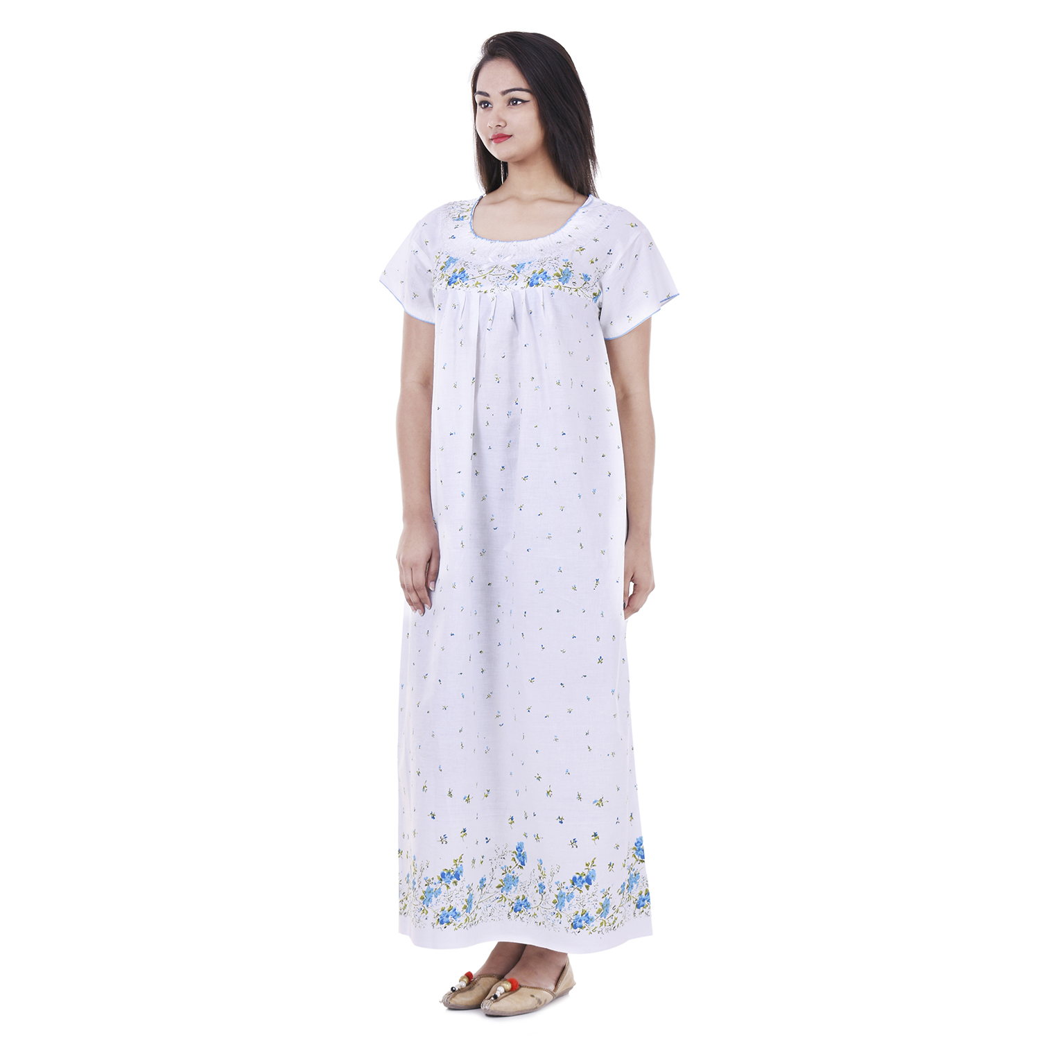 Buy Women Cotton Nighty Gown Sleepwear Nightwear Maxi Soft And Stylish Night Suit Cotton 