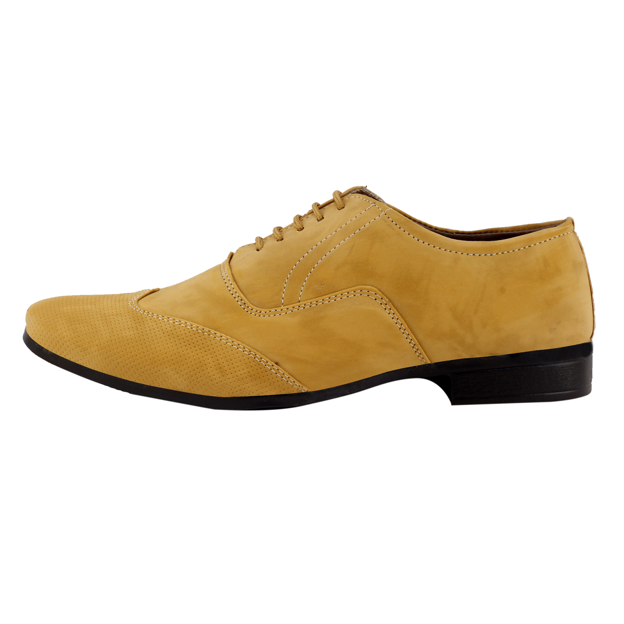 Buy Smoky Men's Tan Laceup Derby Formal Shoes Online ₹631 from ShopClues