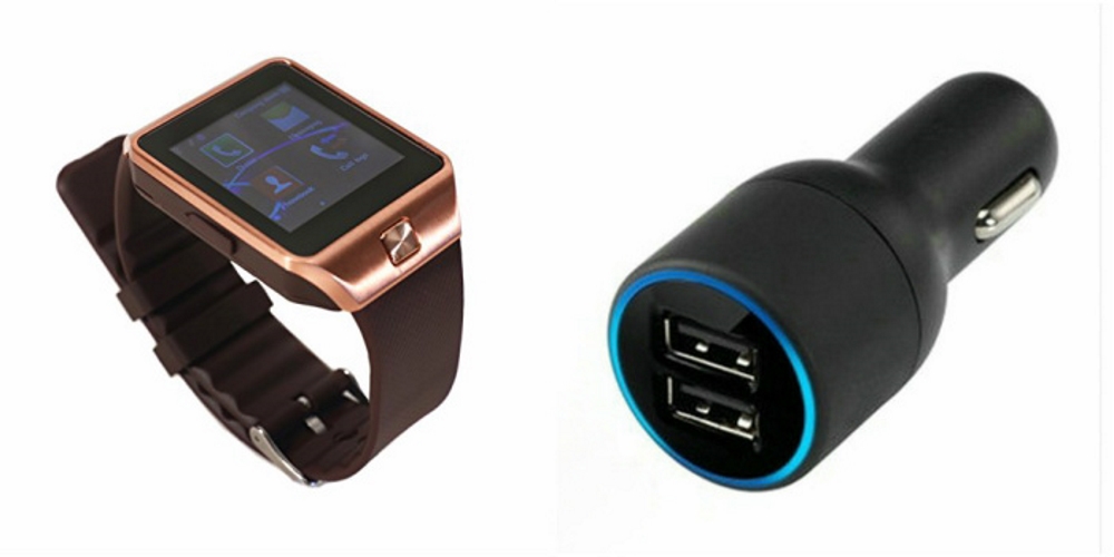 Buy Zemini DZ09 Smart Watch and Car Charger for SAMSUNG Z 3(DZ09 Smart