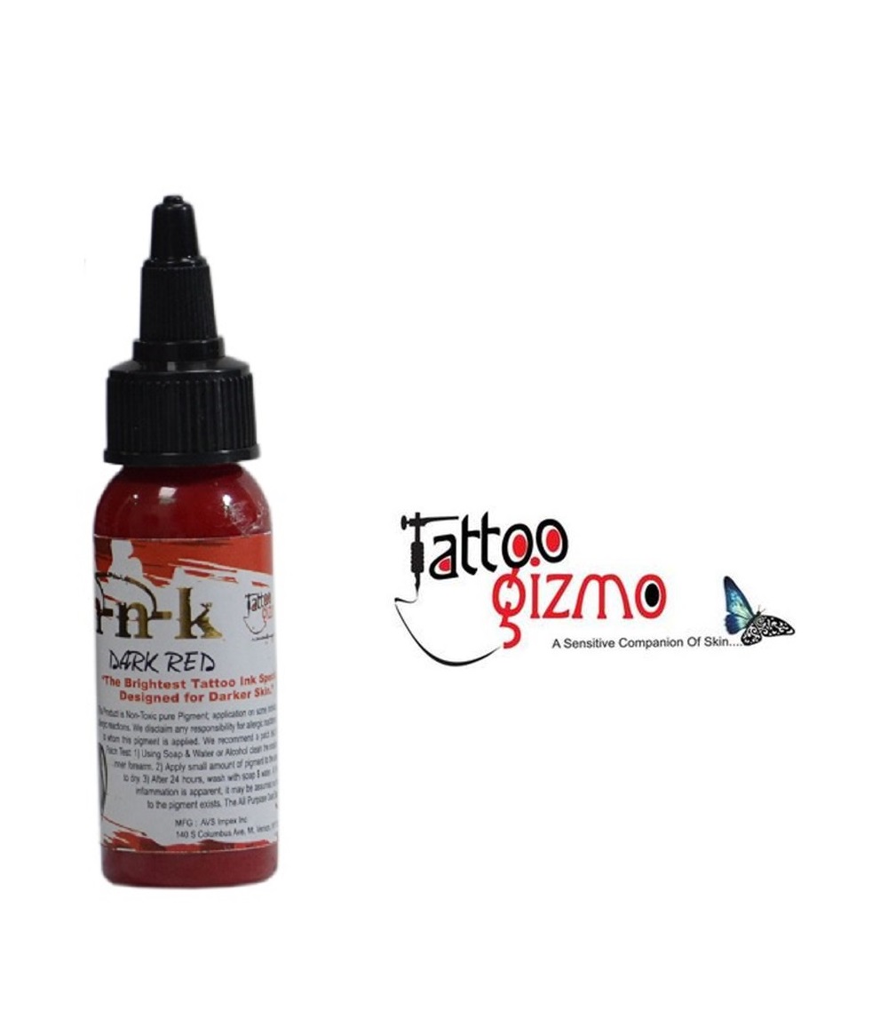 Buy Skin Ink High Quality Brightest Tattoo Ink (Dark Red) Made In USA ...