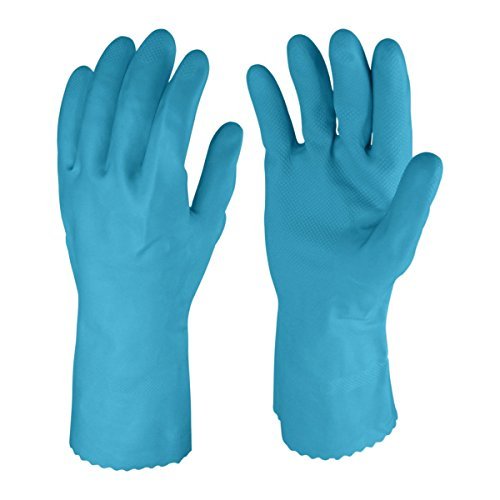 Buy Primeway Rubberex Superior Silverlined Rubber Hand Gloves, Large, 1 Pair, Blue Online @ ₹189 ...