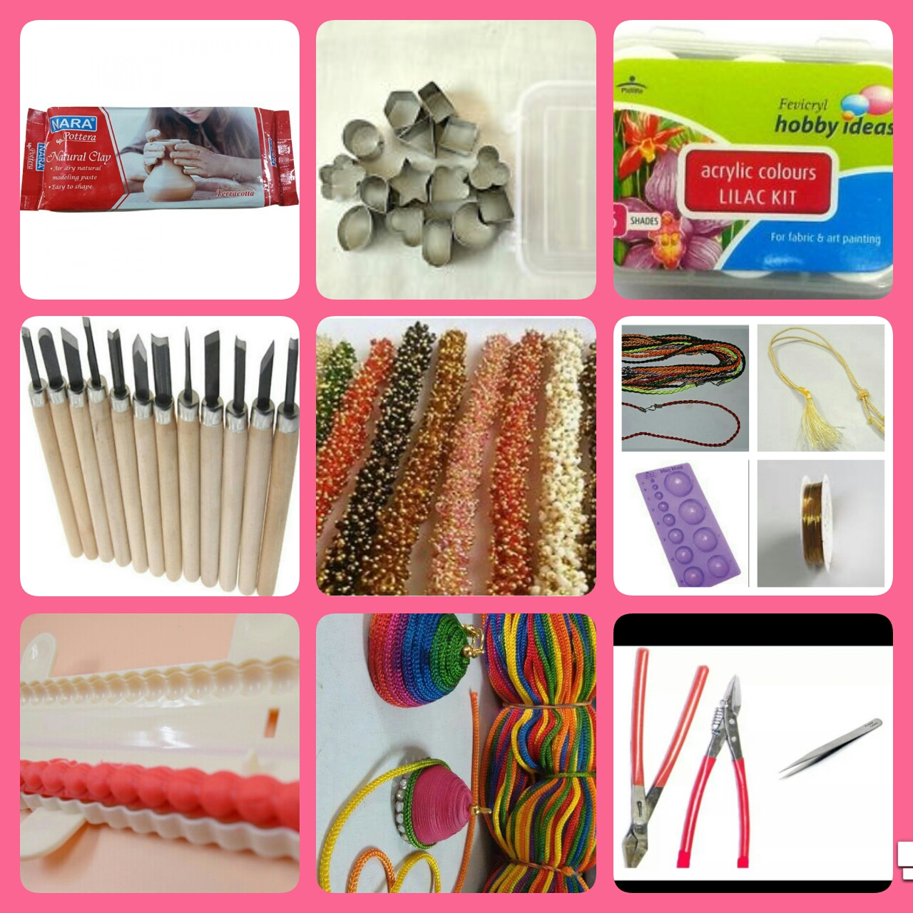 Buy Terracotta jewellery making tools kit Online @ ₹1550 from ShopClues