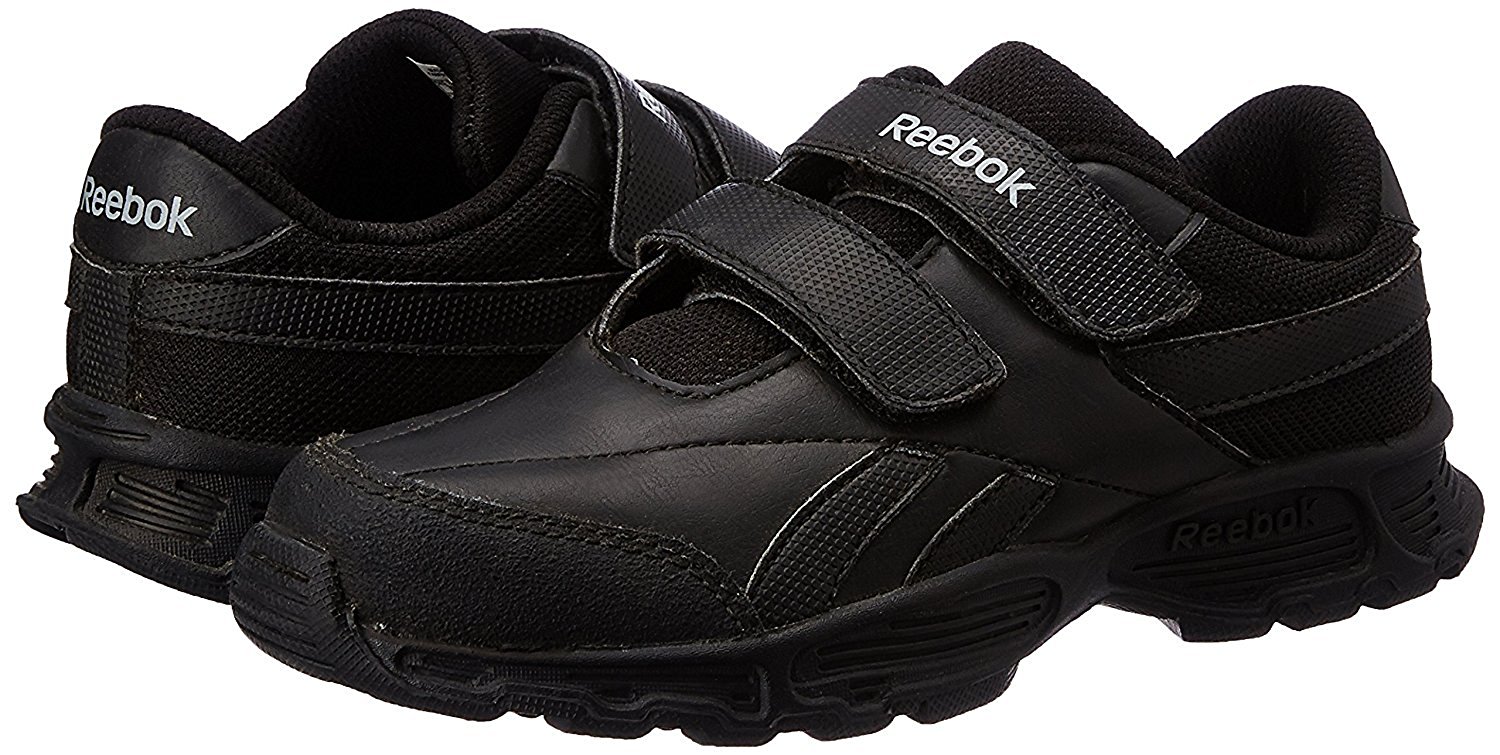 Buy Reebok Boy's Racer KC LP School Black velcro School shoes Sports