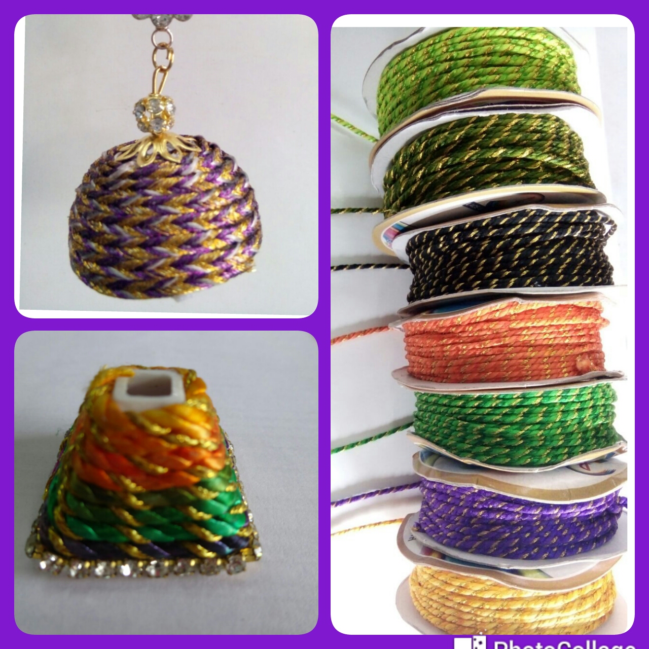 Fancy Strong Rope Buy Fancy decoration rope for jewellery making ,10 colours ,each 2 mtrs ...