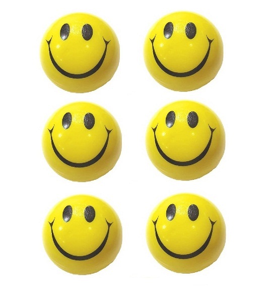 Buy Smiley Sponge Balls Pack of 6 Online @ ₹299 from ShopClues