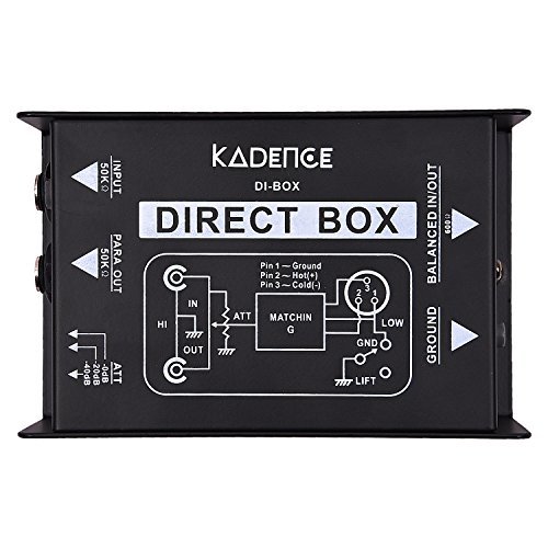 Buy Kadence DI1 Single Channel Passive DI Box with Attenuator Switch
