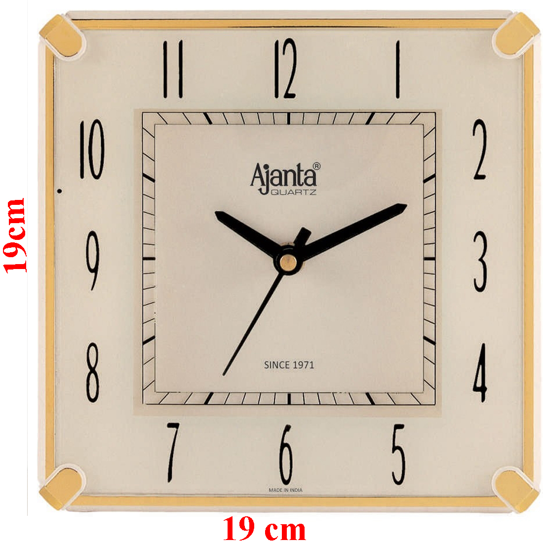 Buy Ajanta Quartz Wall Clock 421iv Online ₹495 from ShopClues