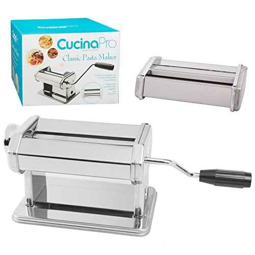 Buy Pasta Maker Machine (177) By Cucina Pro Heavy Duty Steel