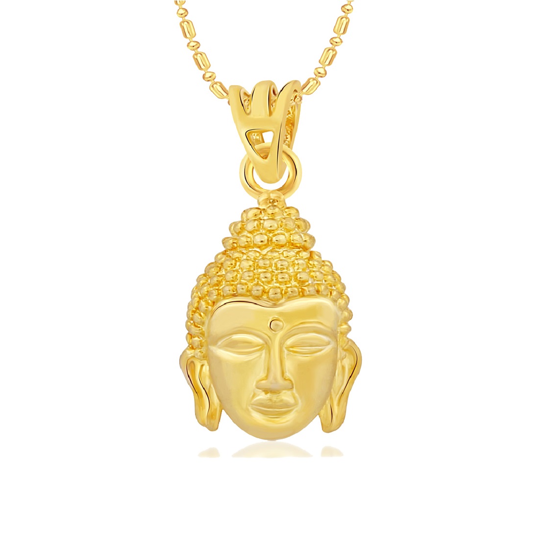 Buy VShine Gold Plated Gautama Buddha Pendant for Men Women Online ...
