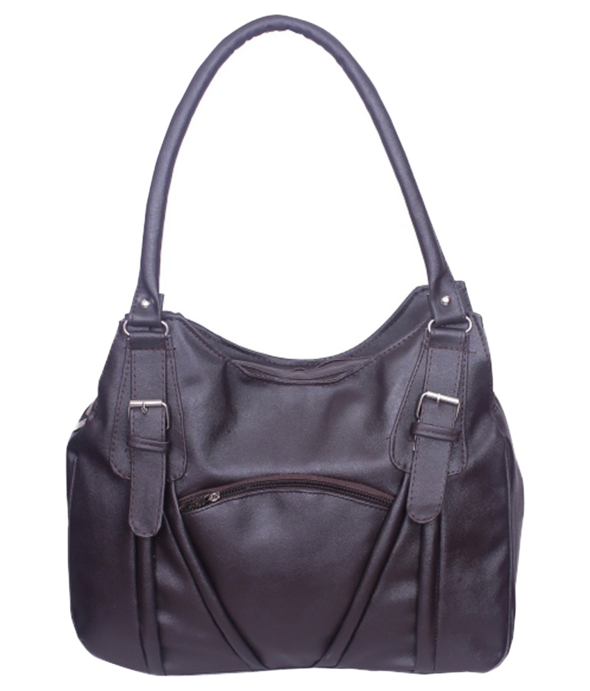 Sellebrity V Pocket Brown non leather Shoulder Hand Bag