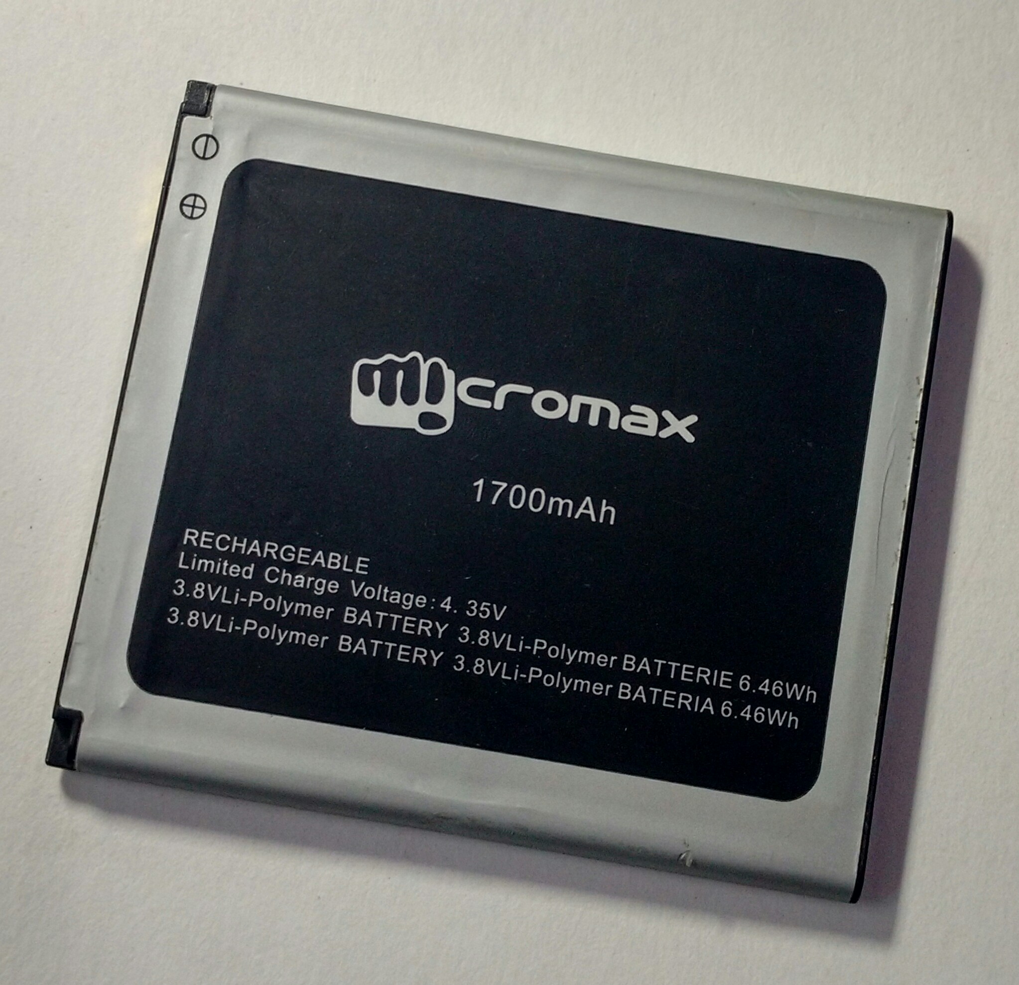 Buy 1700mAh Micromax Canvas A1 Original Battery For Micromax Canvas A1