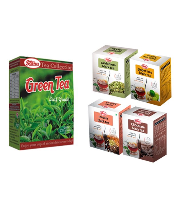 Buy Stanes Green Tea and Flavored tea combo pack.250 gm loose leaf ...