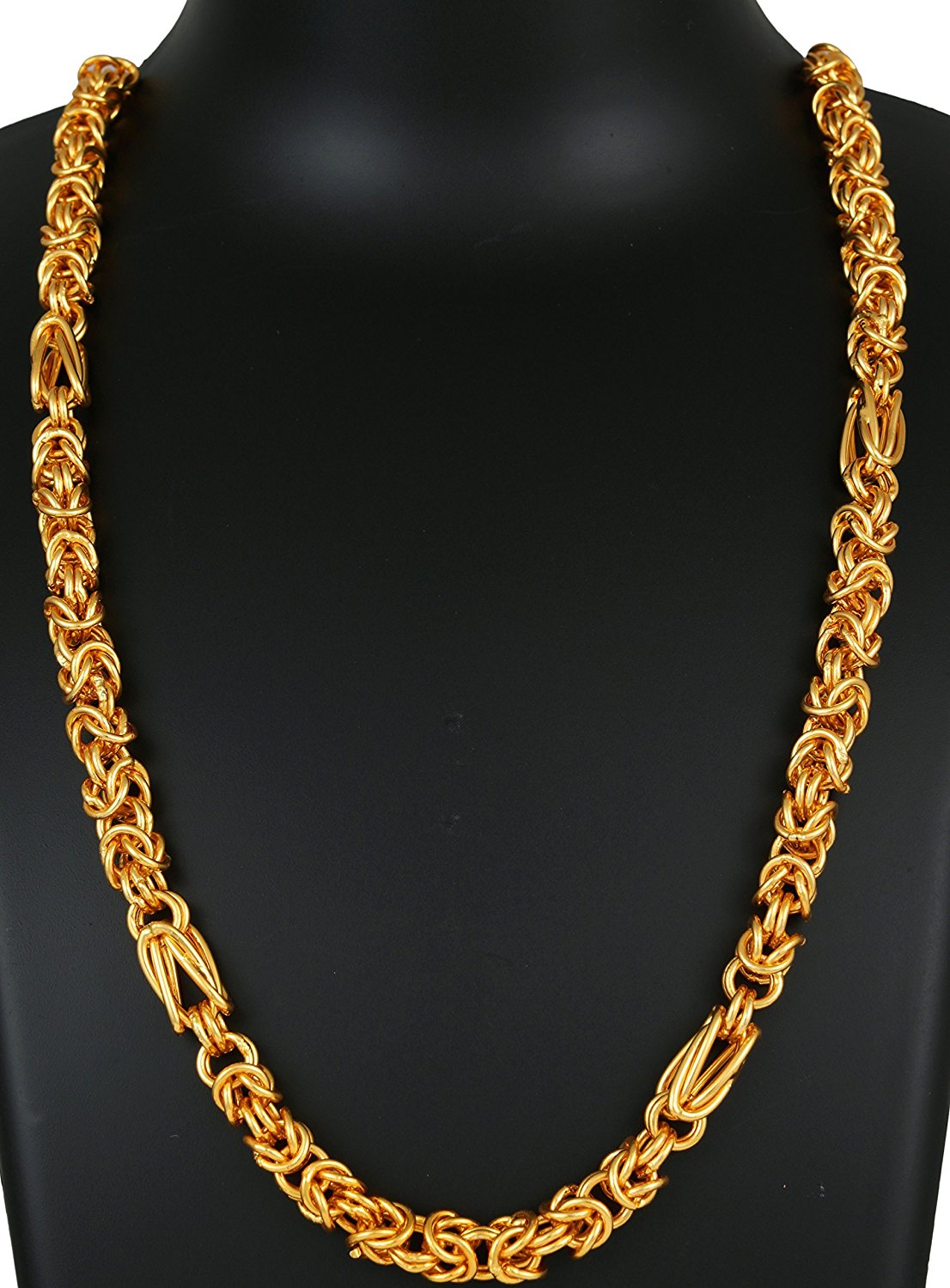 Buy 20inc Gold Plated High Quality Chains Combo for Men by Sparkling