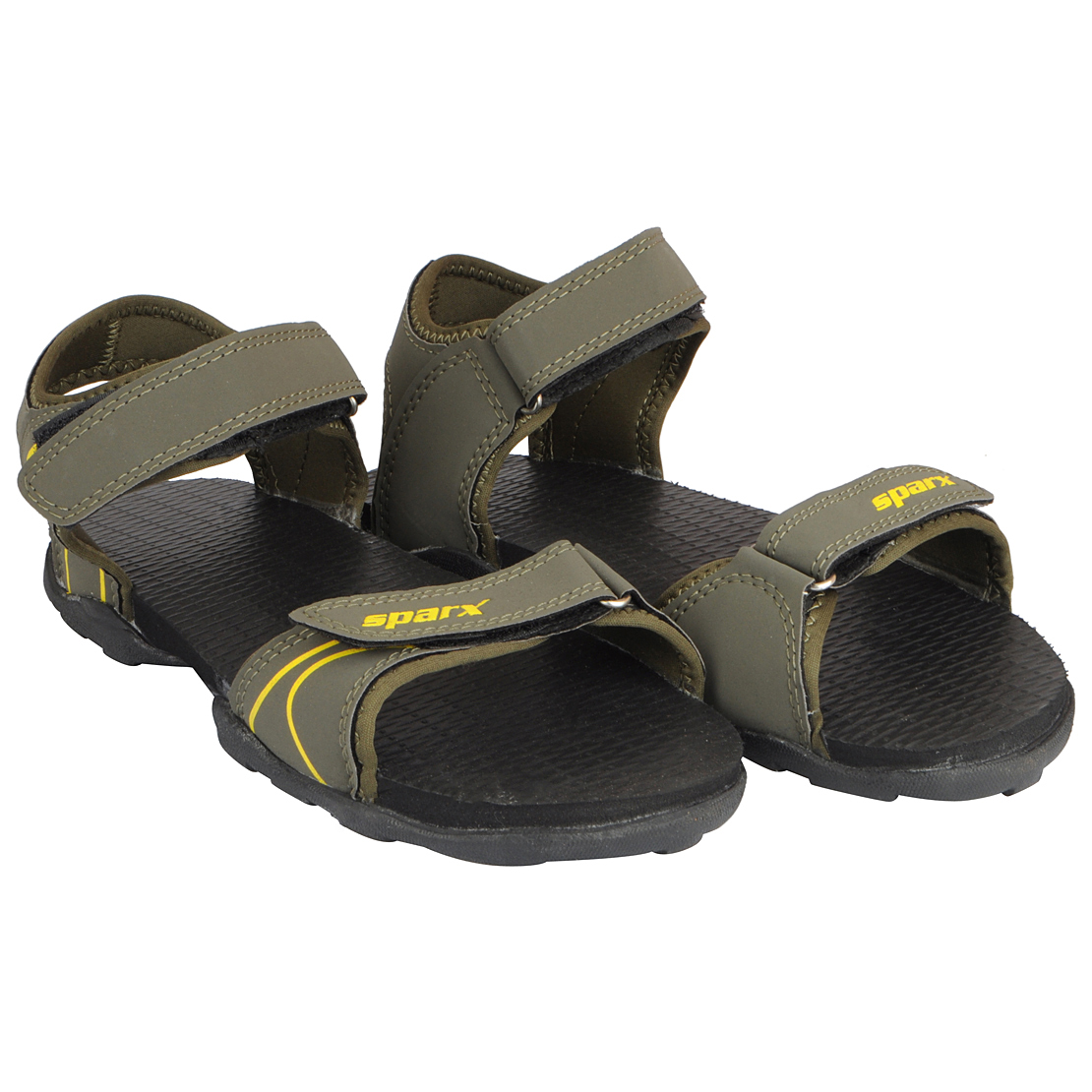 sparx men olive sandals