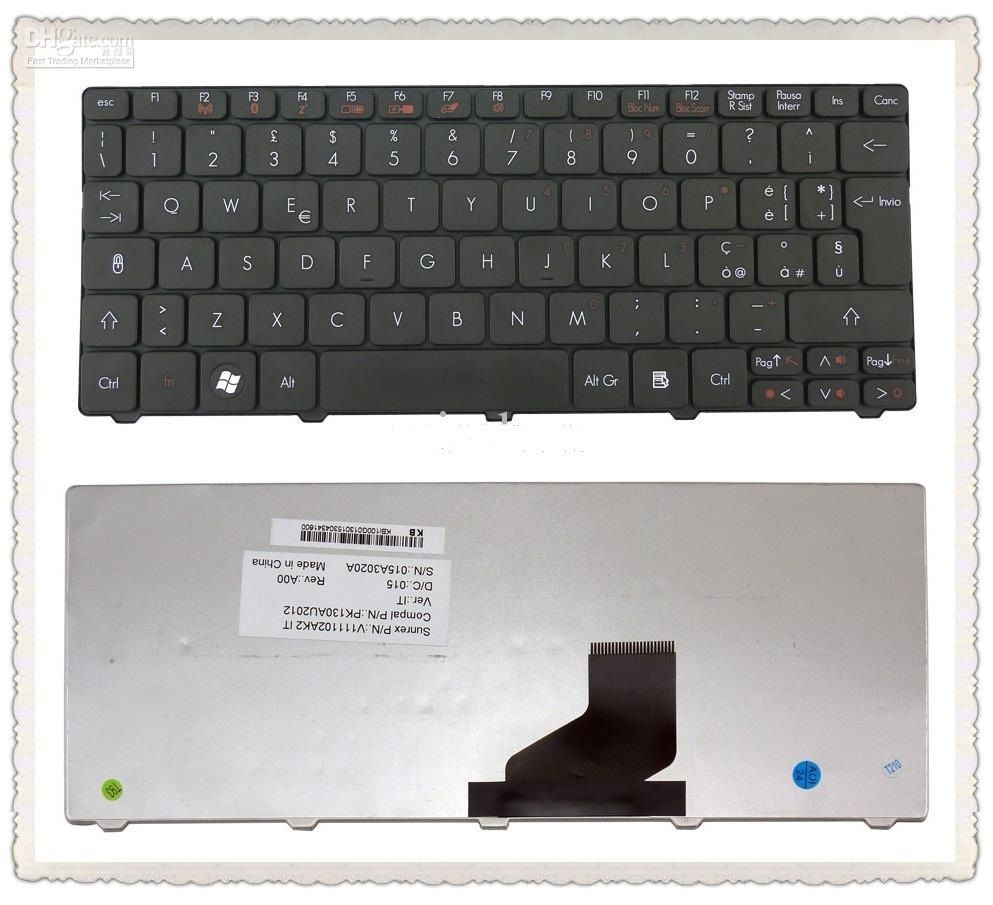 Shop Replacement Laptop Keyboard For Acer Aspire One 532h Ze6 Nav50 