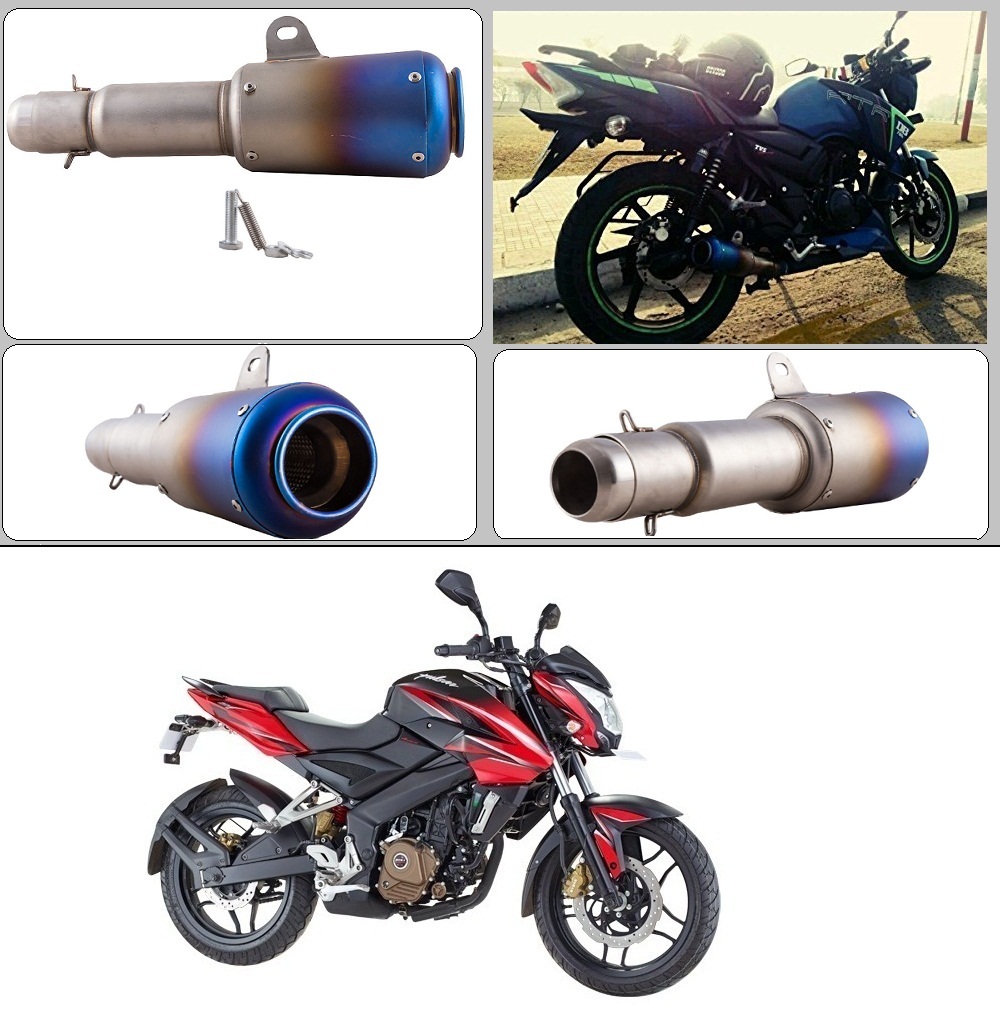 Buy AutoStark Thick Barrel Slip On Exhaust Silencer Muffler For Bajaj