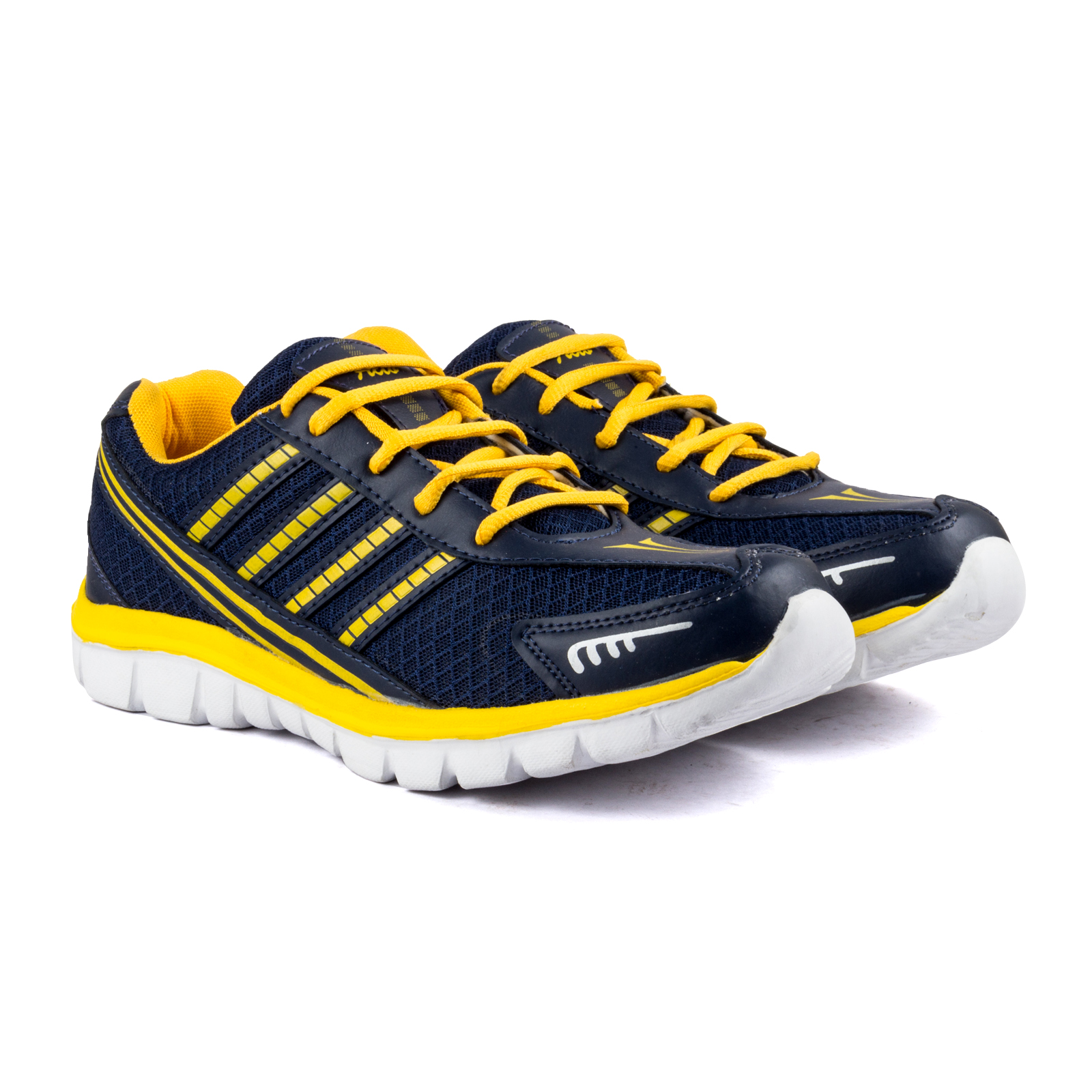 Buy PAN Blue and Yellow Running Shoes Online @ ₹699 from ShopClues