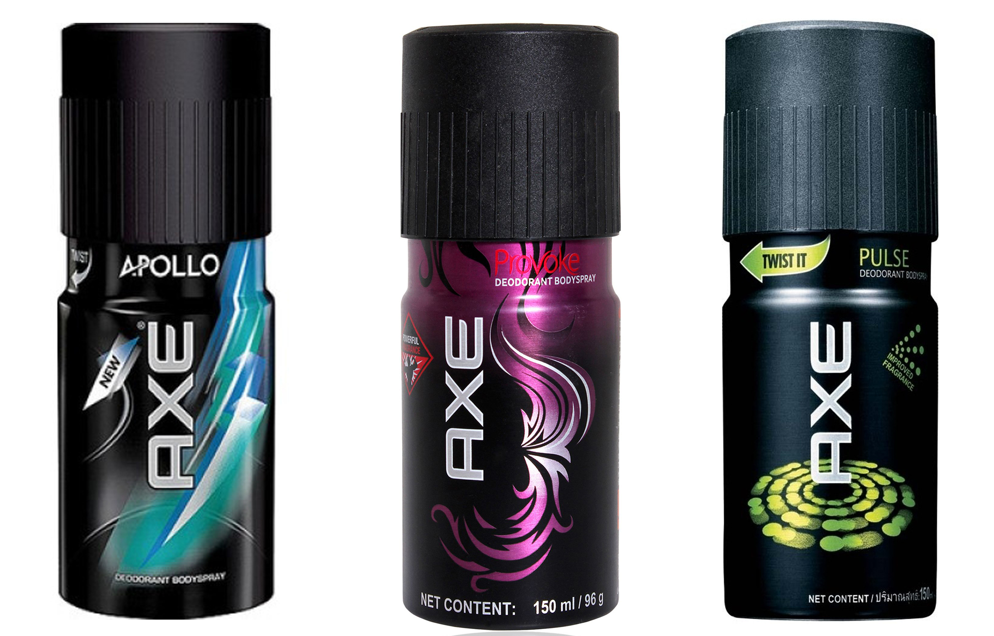 Buy AXE Deo Deodorants Body Spray For Men - Pack Of 3 Pcs Online @ ₹430 ...