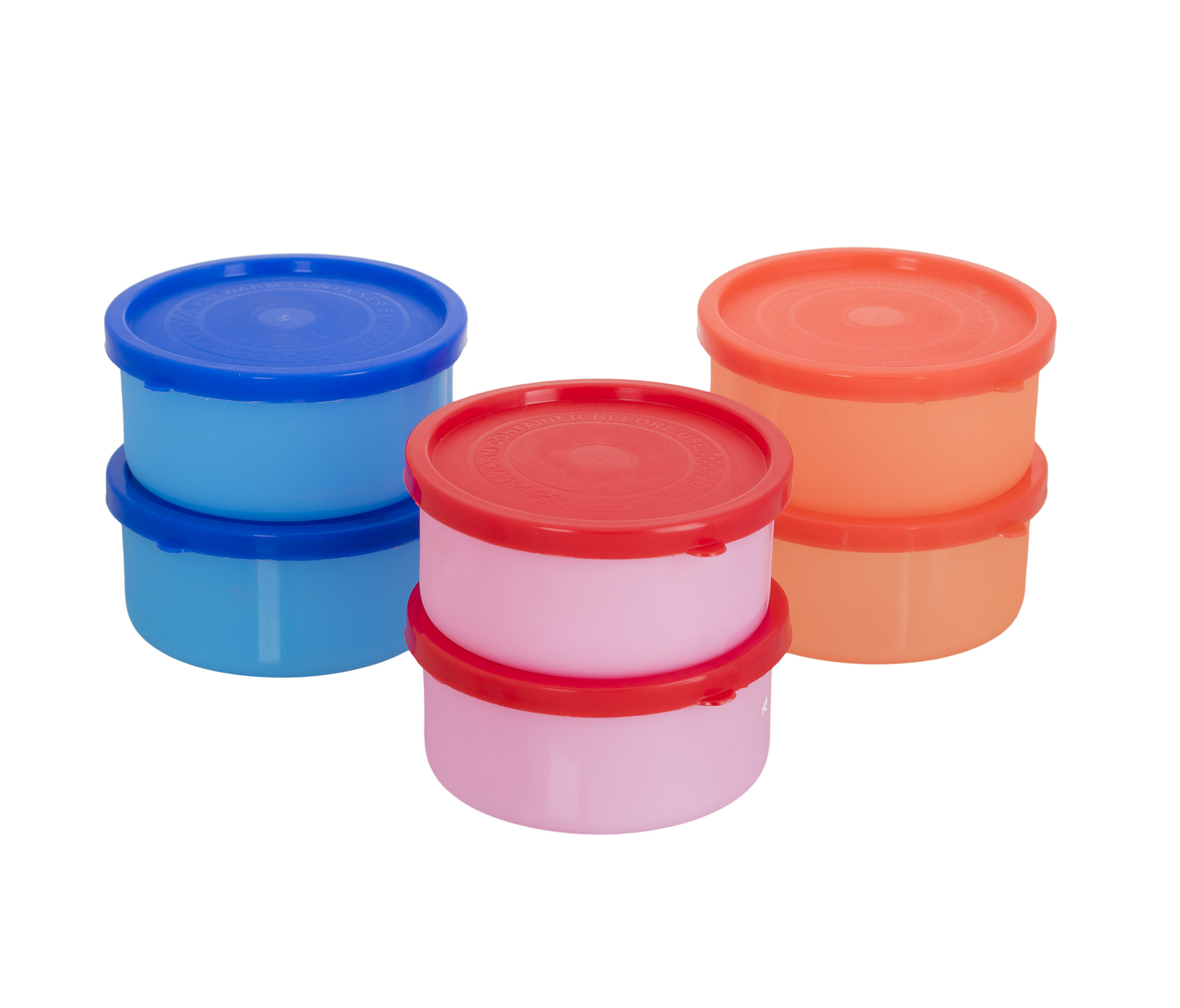 Buy Pack of 6 container-6 plastic container Online @ ₹249 from ShopClues