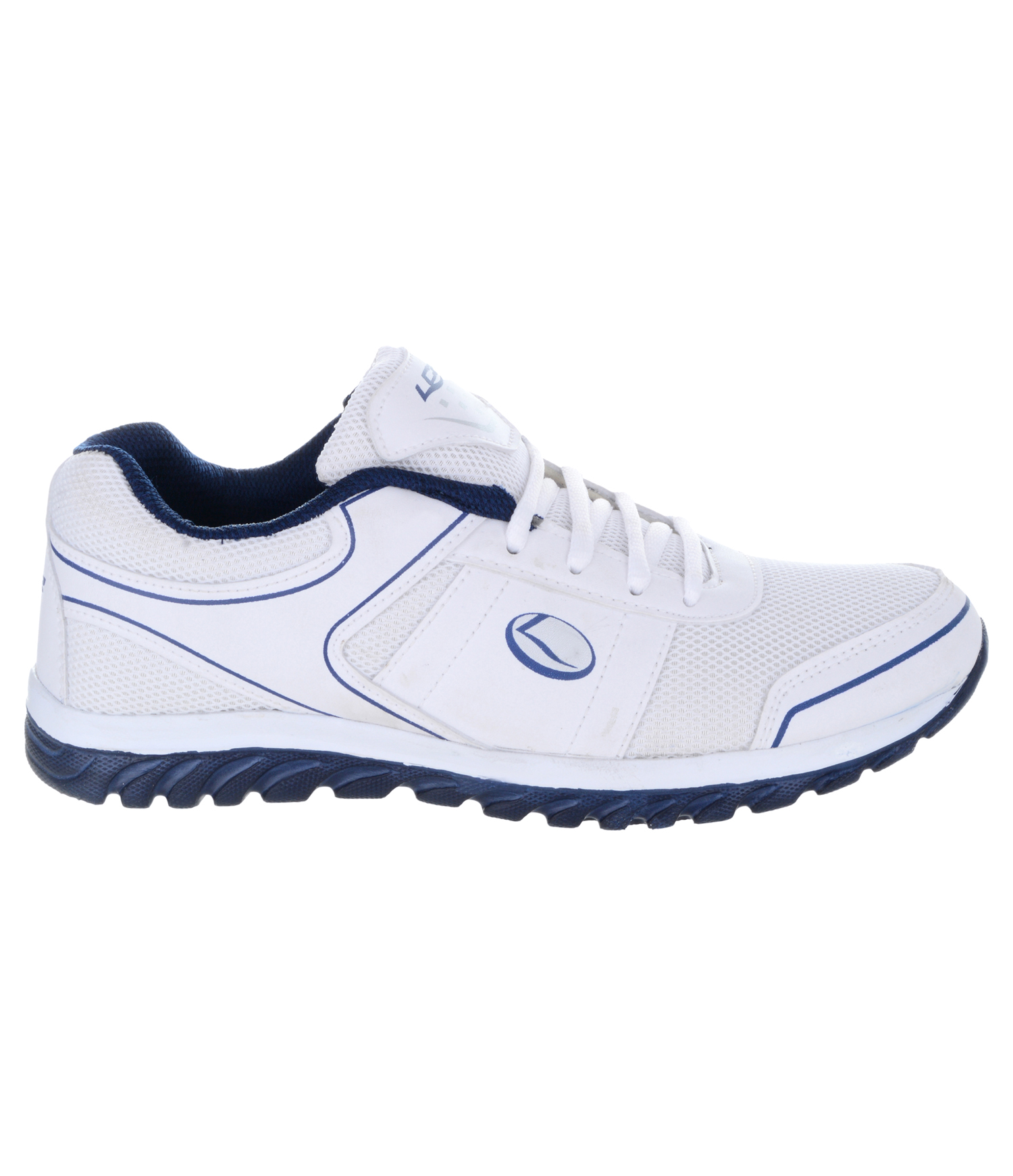 Buy Lancer Lace-up Blue & White Mesh EVA Running Shoes For Men Online ...