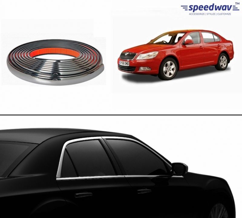 Speedwav Side Window 10 meter Chrome Beading RollSkoda Laura