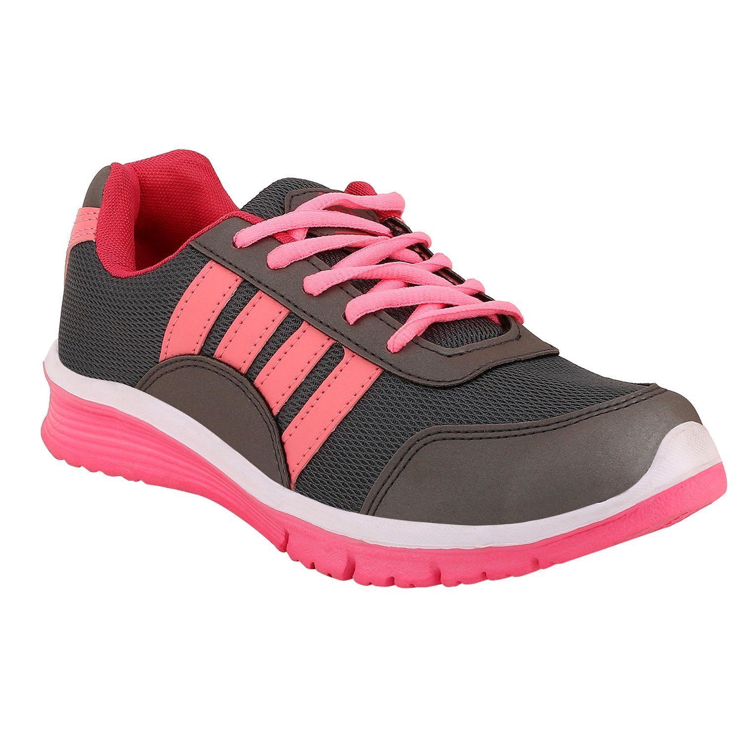 Buy Chevit Women�s Pink &amp; Gray Sports Shoes Online ₹1499