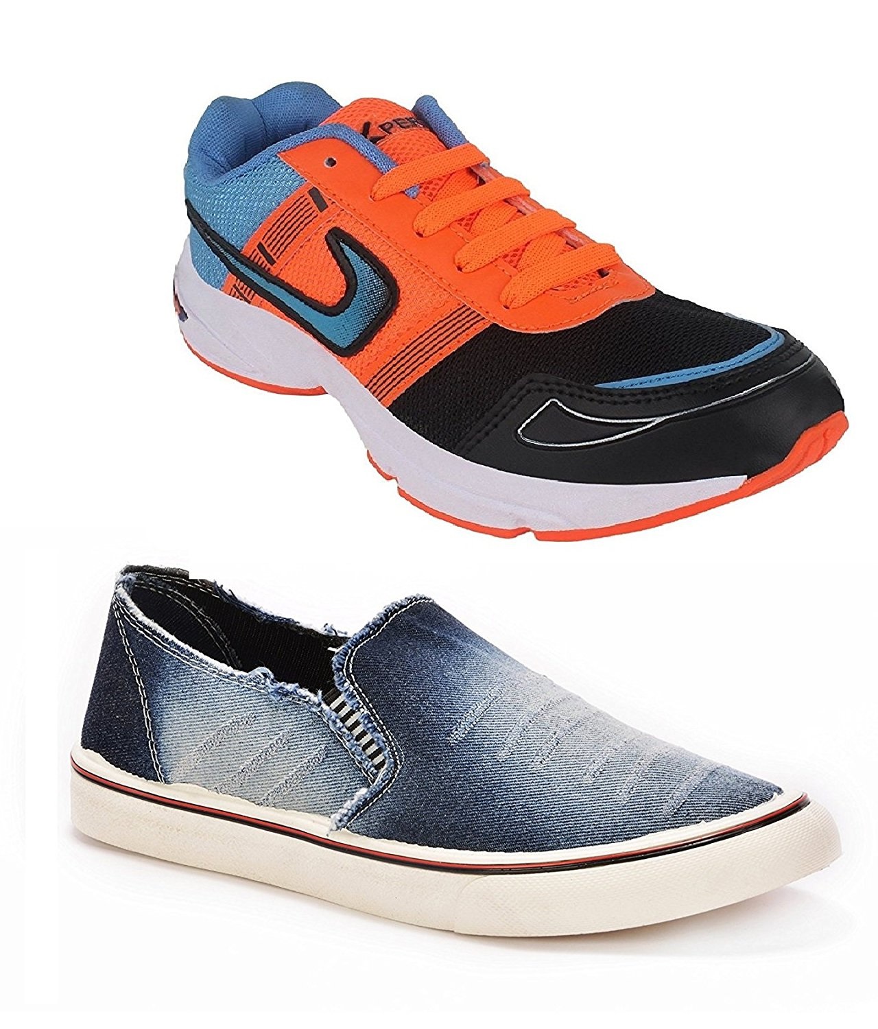 combo running shoes