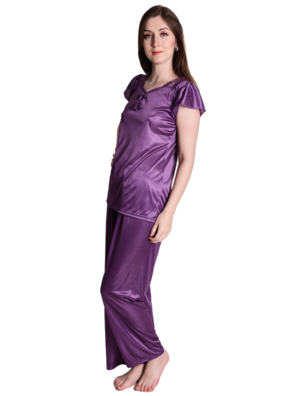 pajama silk night suit