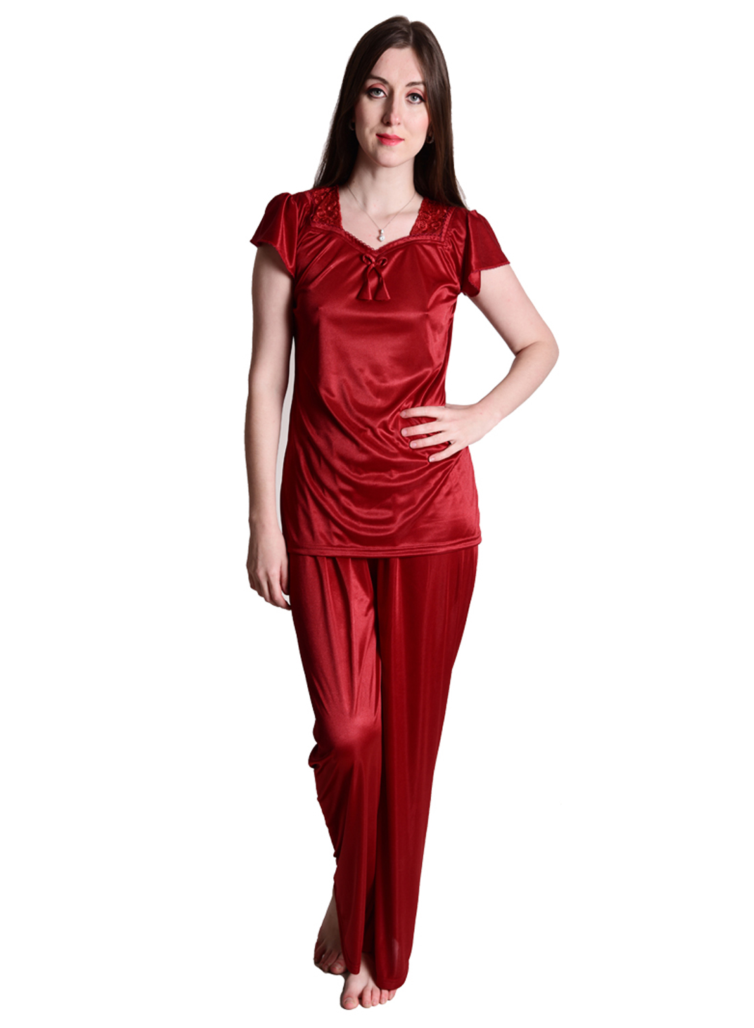 pajama silk night suit