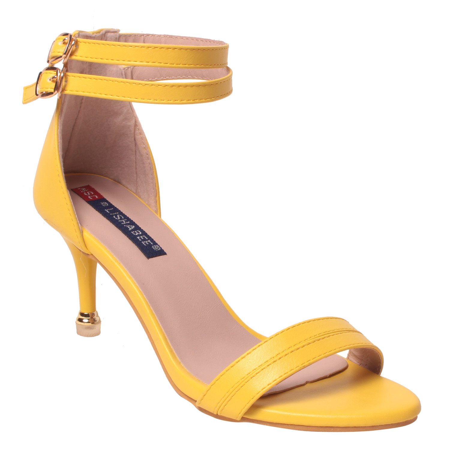 Buy Msc Women Synthetic yellow Heels Online @ ₹2399 from ShopClues