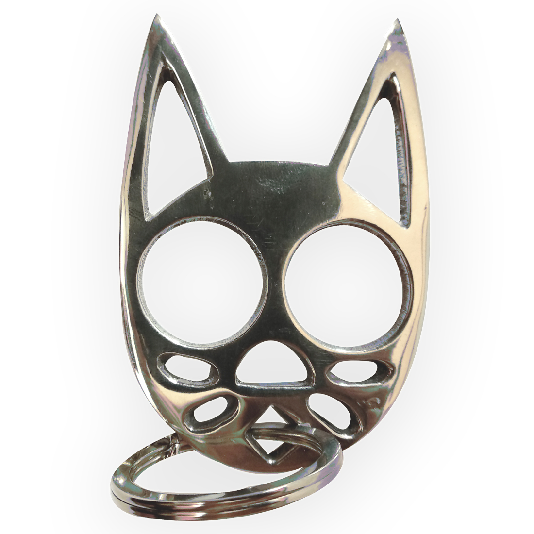 Buy Cat Knuckle Keychain SS Brass For Women Self Defense Online @ ₹299 ...