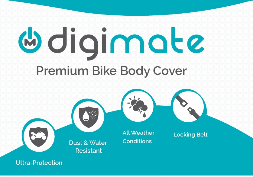 Buy Digimate Dual Color Water Resistant Bike Body Cover for Hero