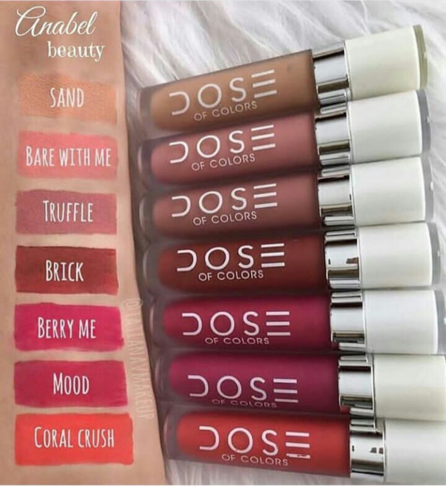 Where To Buy Dose Of Colors Buy DOSE OF COLORS CREAM LIPSTICK COMBO OF 7 PCS imported brand high
