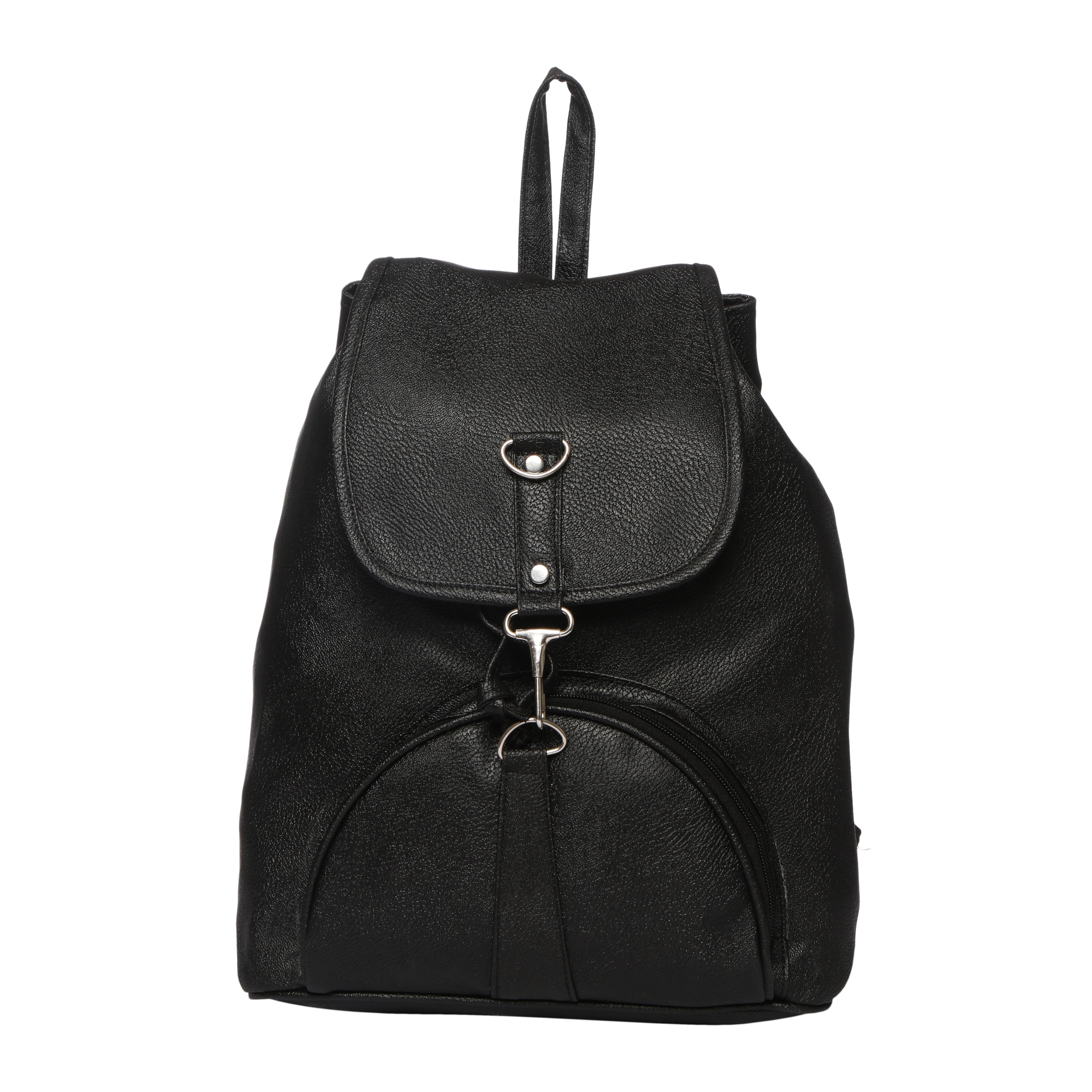 Buy Black Color Stylish Backpack College Casual PU Bag Backpackpacks ...