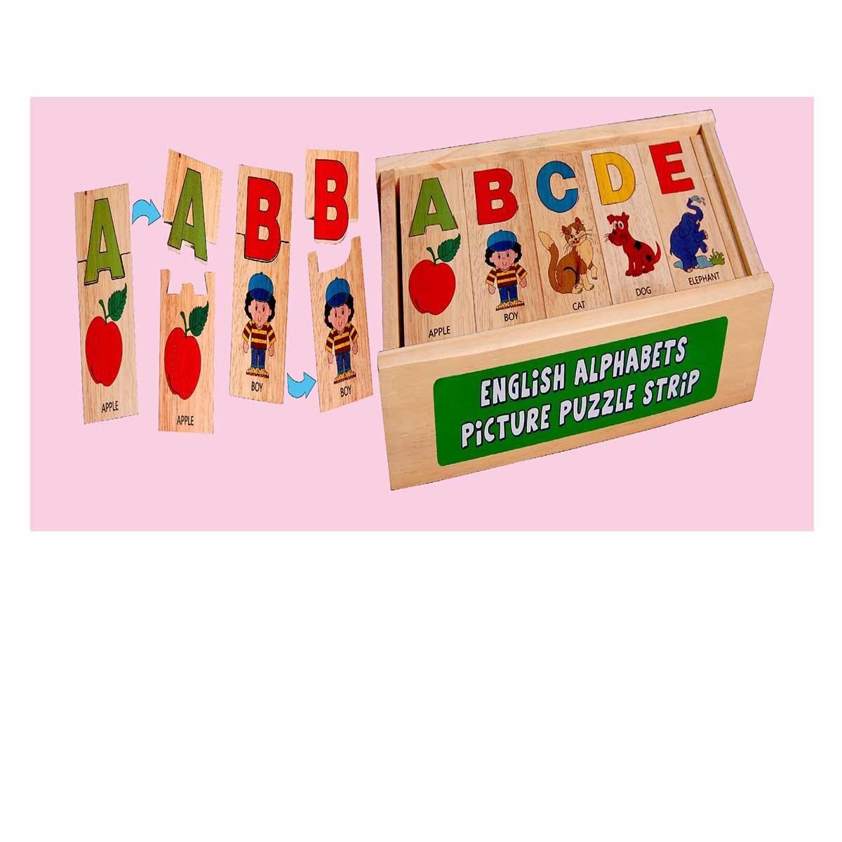 Buy LittleGenius Eng. Alph. Picture Puzzle Strip Online @ ₹1450 from ...