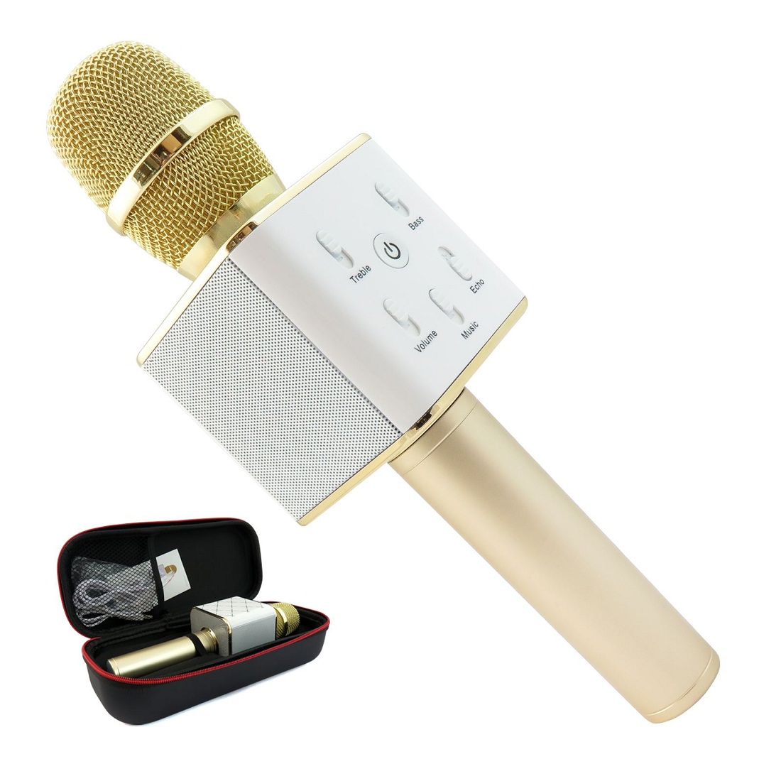 Buy Wishkey Handheld Wireless Bluetooth Singing Mic Speaker Player ...