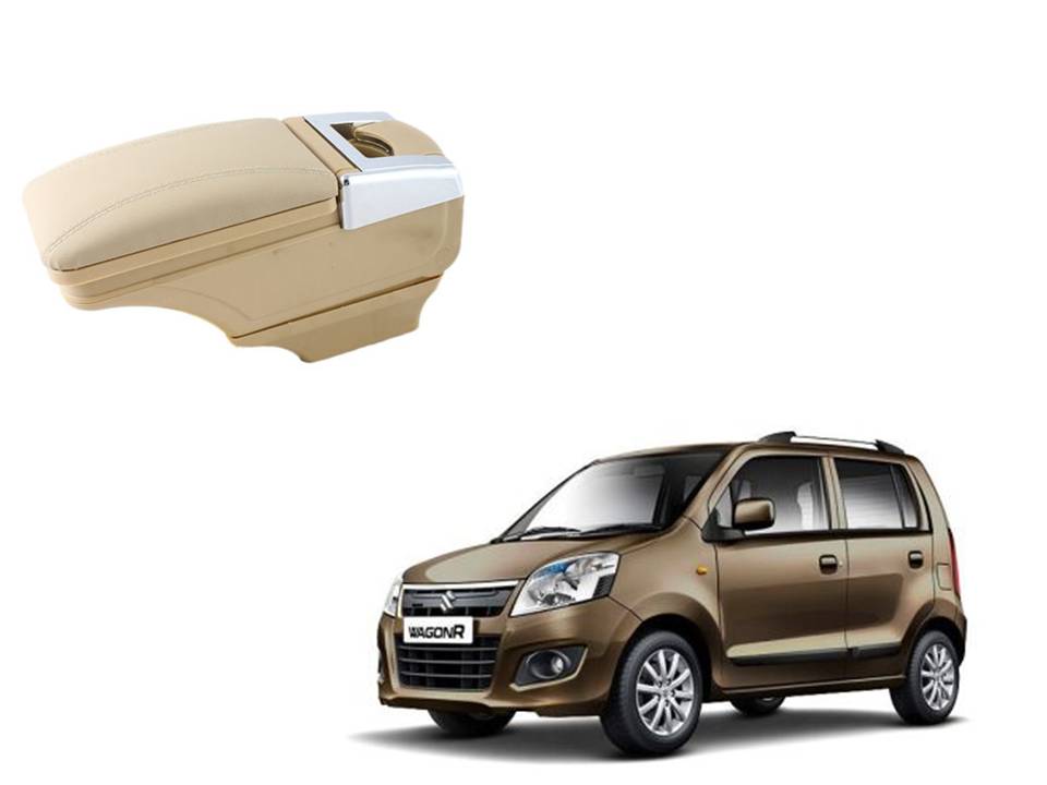 Buy Stylish Beige Arm Rest Console For Maruti Wagon R Arm Rest in
