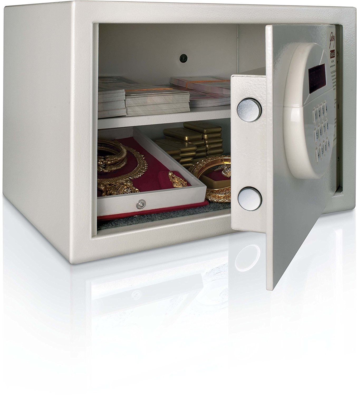 Buy Godrej Taurus Electronic Safe (Ivory, Powder Coated Finish) Online