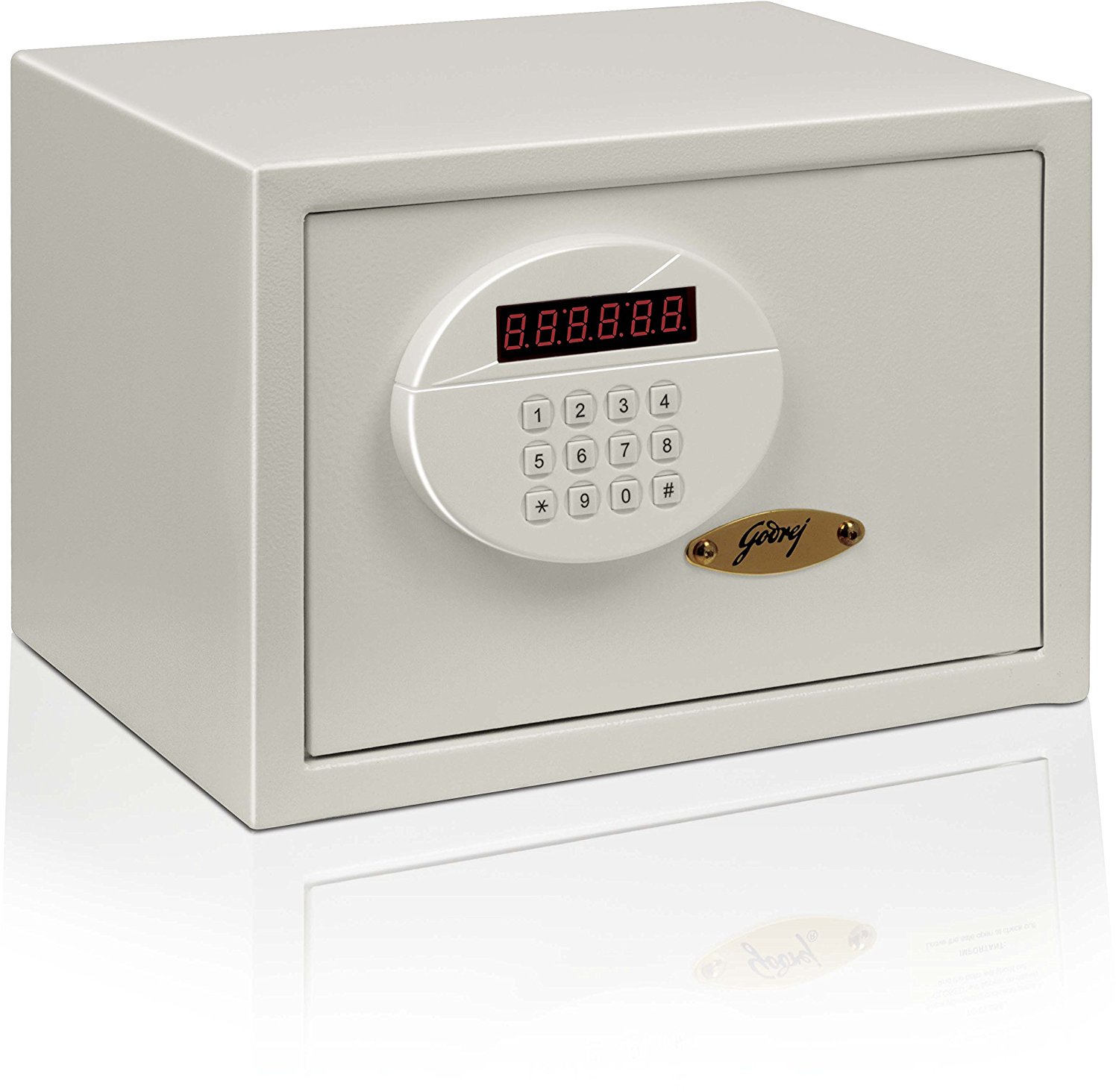 Buy Godrej Taurus Electronic Safe (Ivory, Powder Coated Finish) Online
