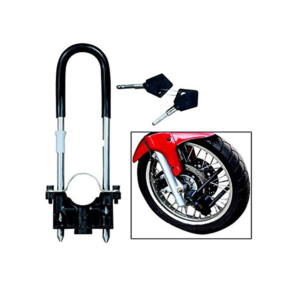 Buy star shine motorcycle front wheel lock heavy duty front shocker