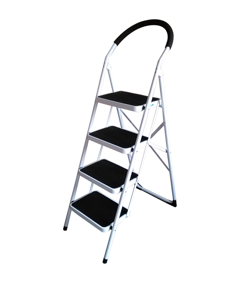 Nilkamal Vesta 4 Step Ladder Black White Prices in India Shopclues