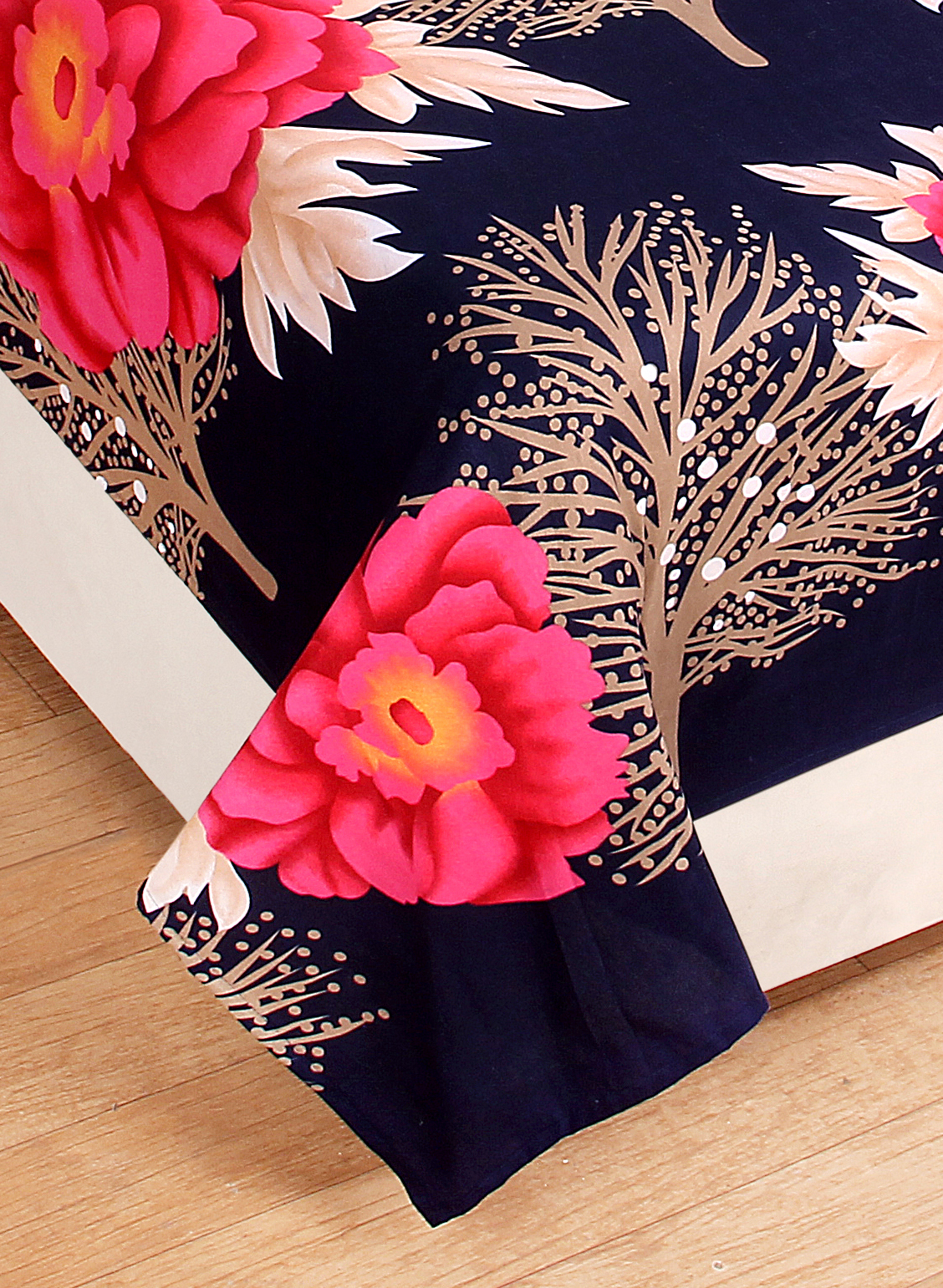 Buy RD TREND 3D PRINTED SINGLE BEDSHEET Combo of 2 bedsheet With 2