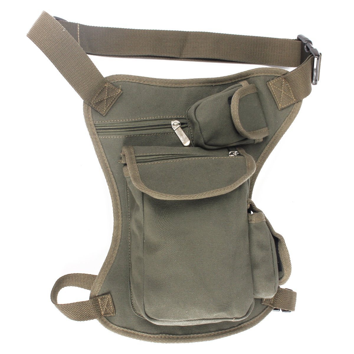 Buy Aeoss Men's Waist Bag Portable Money Belt Canvas Casual Travel