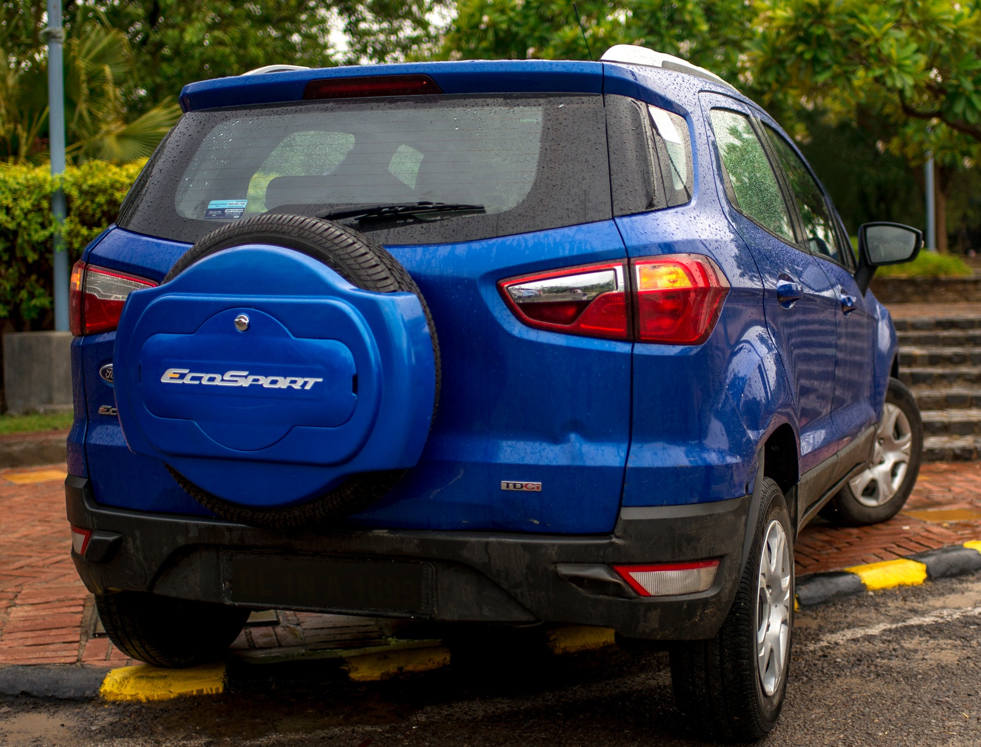 Buy HALF/SPORTY SPARE WHEEL COVER FOR FORD BLUE) Online ₹6500 from ShopClues