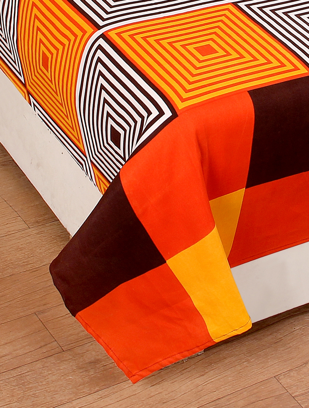 Buy RD TREND 3D PRINTED SINGLE BEDSHEET Combo of 2 bedsheet With 2