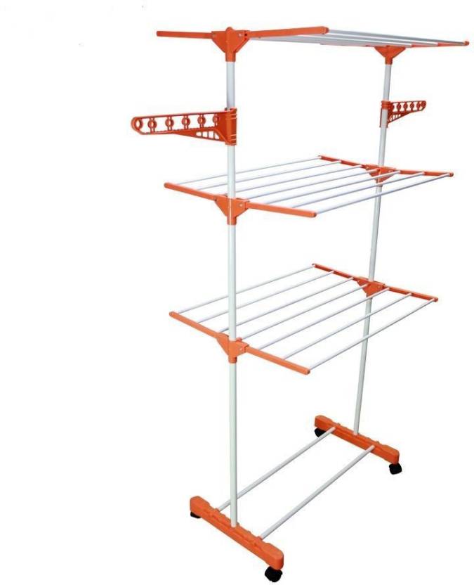 Buy INDISWAN HIGH QUALITY CARBON COATED CLOTH DRYING STAND AT WHOLESALE 